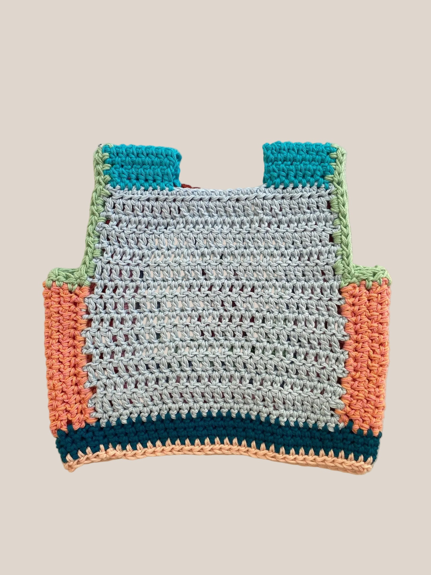 Marvelous Crochet Vest- Multi- 4/6T