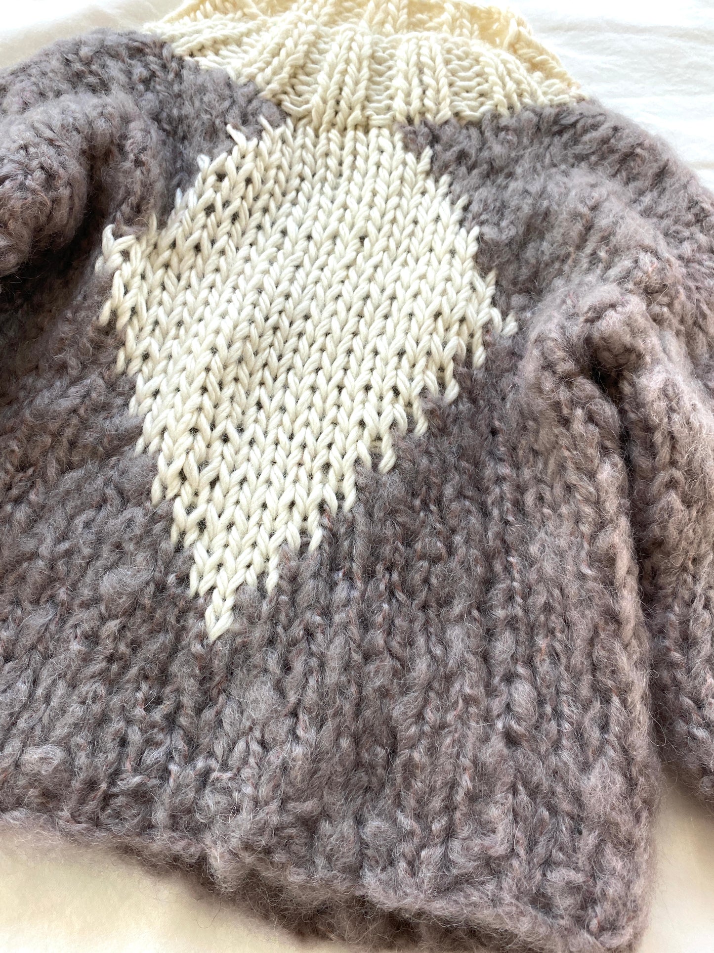 Sweater Rombo Teresita- Gray