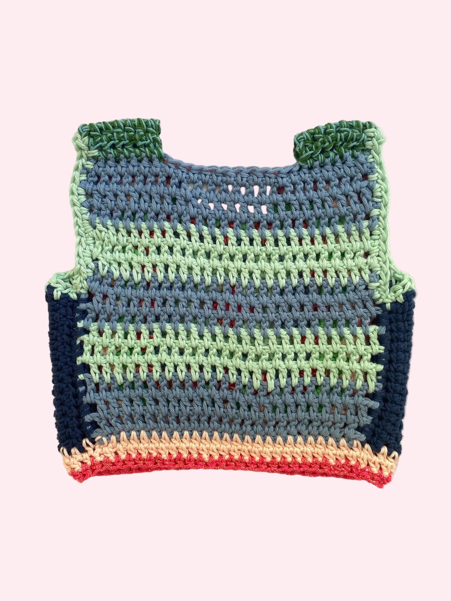 Marvelous Crochet Vest- Cotton Iceland mix- 2/4T (Copy)