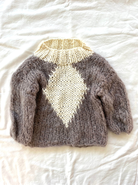Sweater Rombo Teresita- Gray