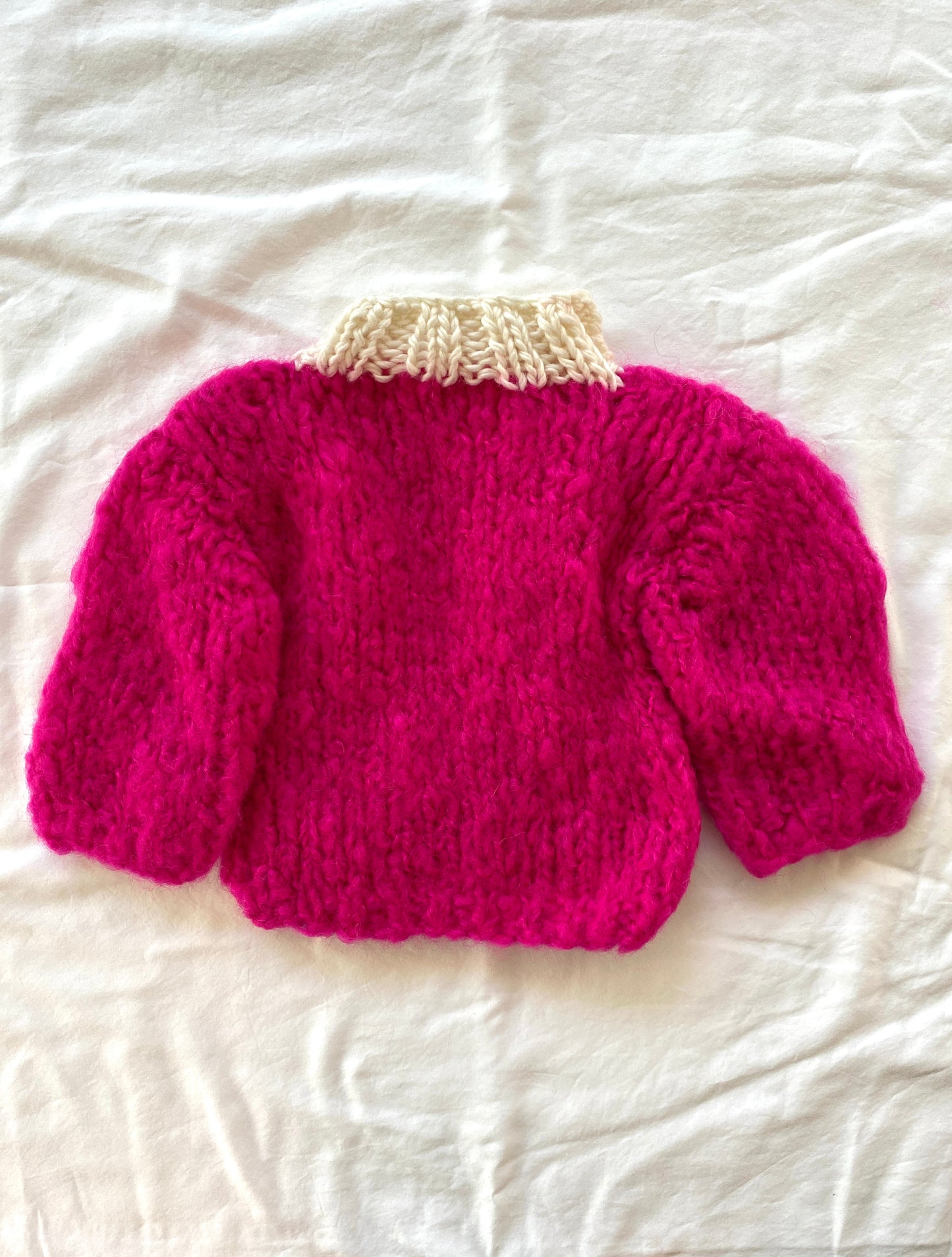 Sweater Rombo Teresita- Fucsia