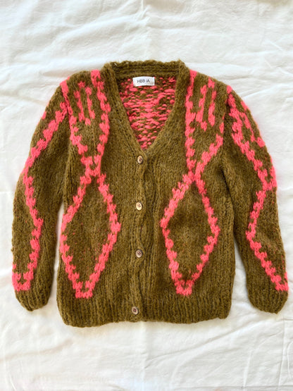 Sweater cardigan Diamonds