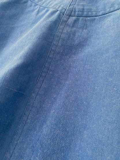 Dark blue midi skirt- Vintage deadstock