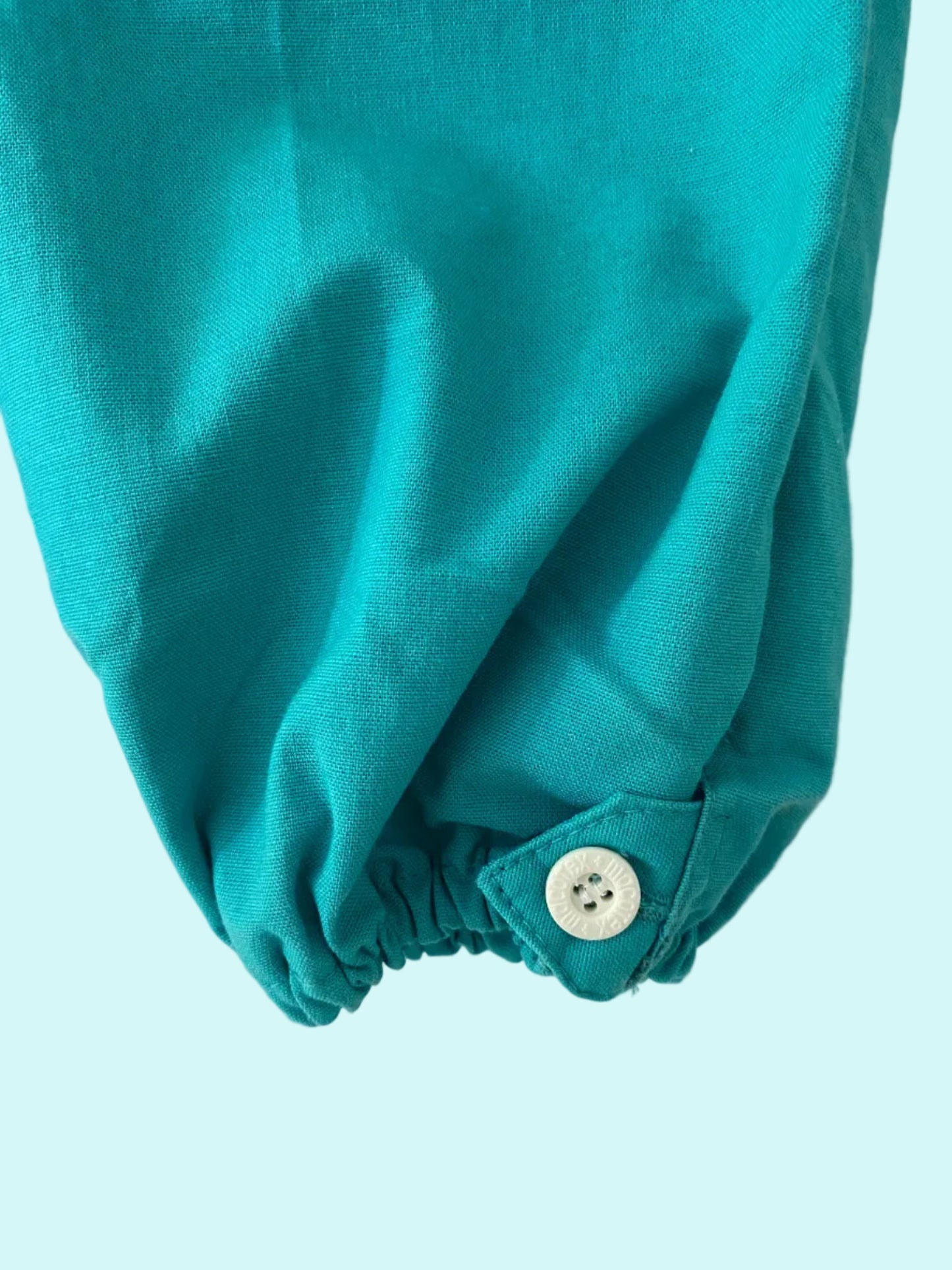 Teal dungaree- Vintage deadstock