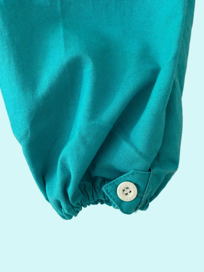 Teal dungaree- Vintage deadstock