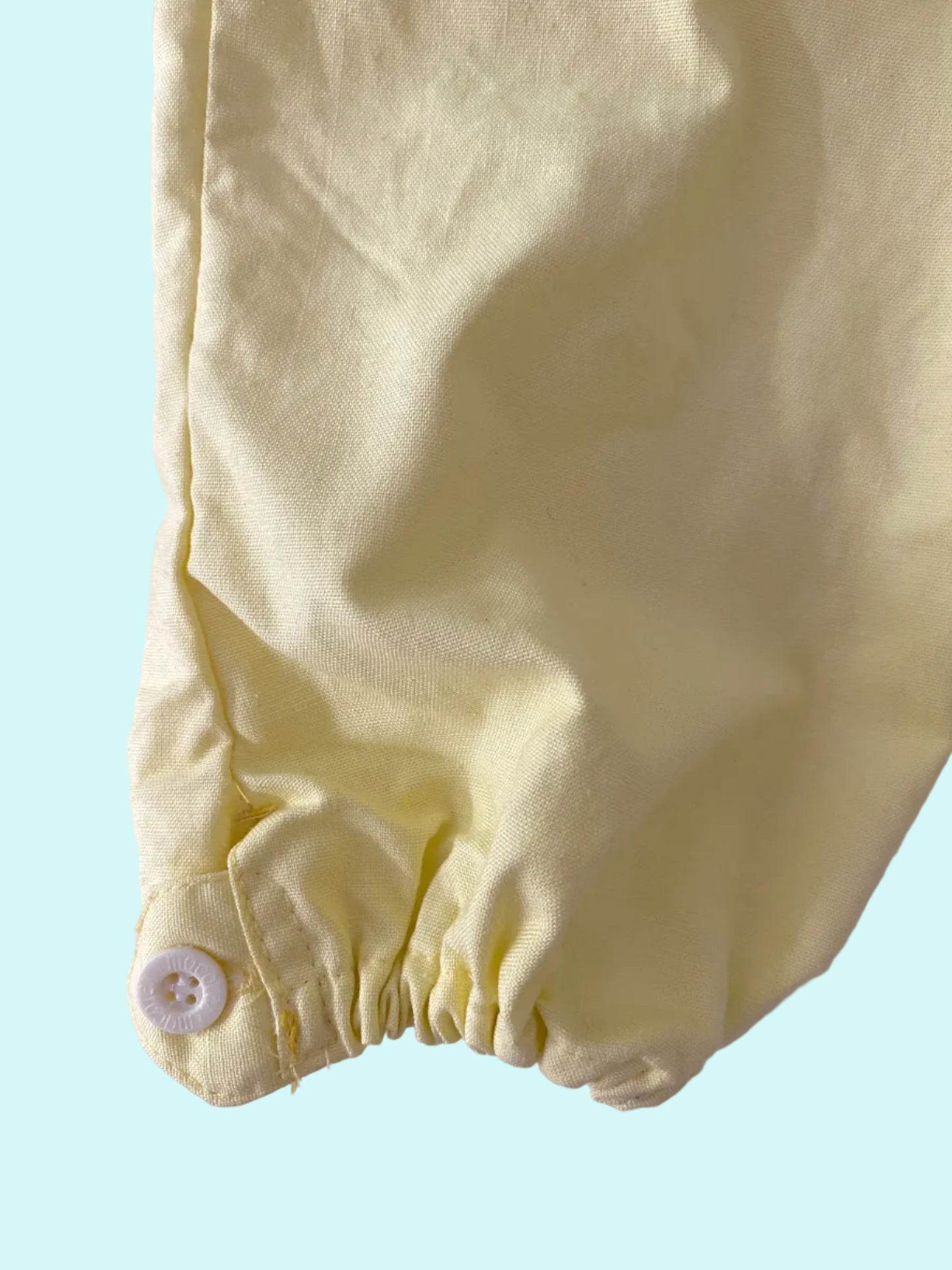 Light yellow dungaree- Vintage deadstock