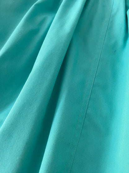 Teal midi skirt- Vintage deadstock