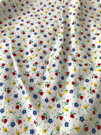 Small flowers button down shirt- Vintage deadstock