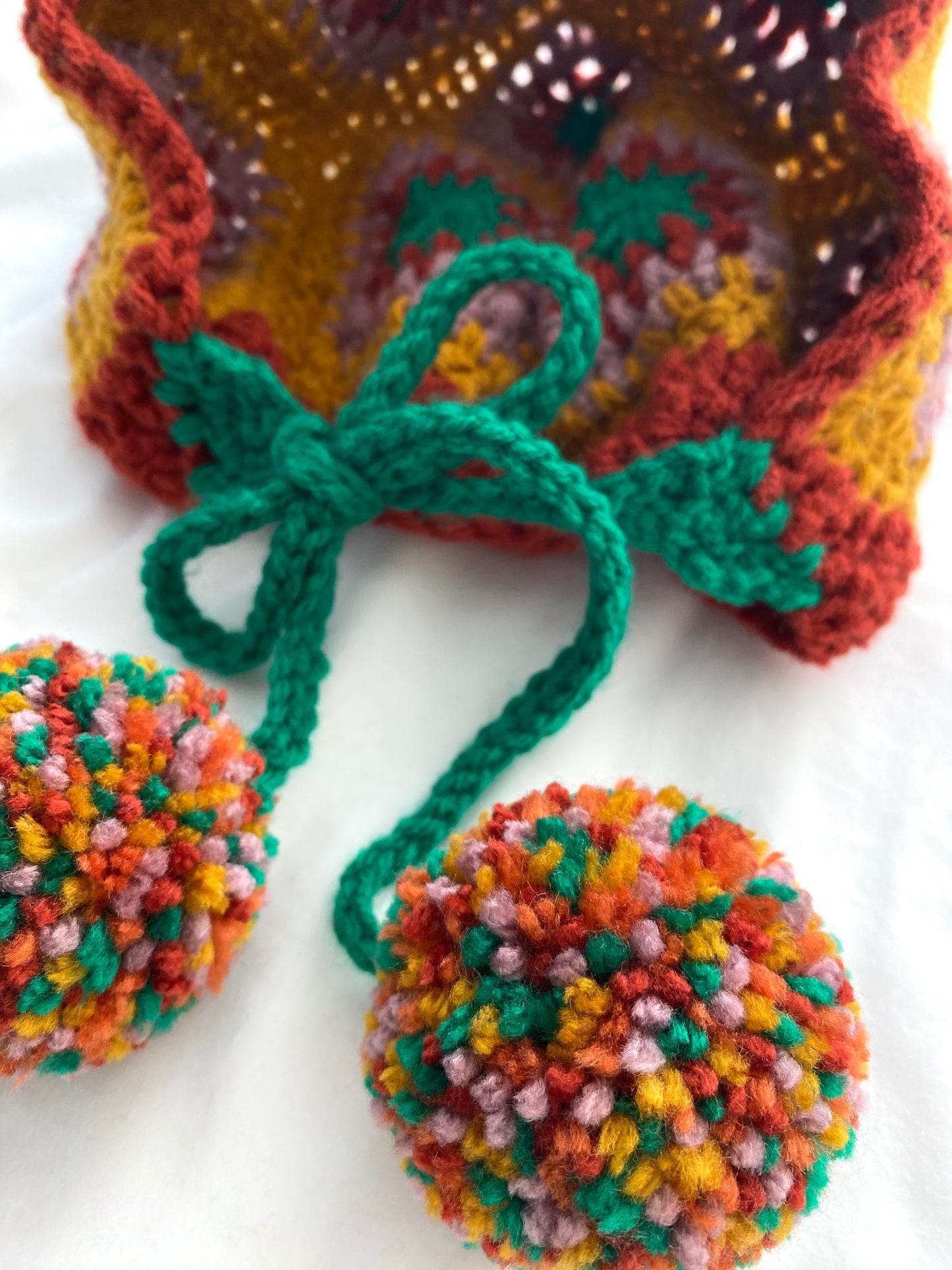 Poppy hand knitted Bonnet- Pumpkin 2/ 10T
