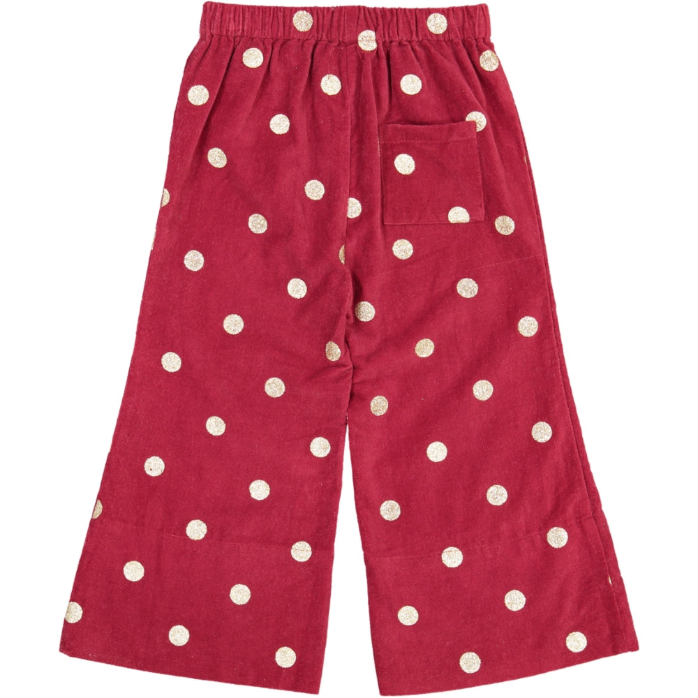 GIRL PANTS- Hayden Golden Dots corduroy girl pants